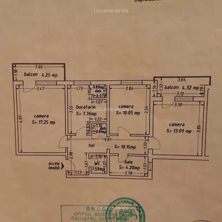 Apartament 3 camere - 1 Apartament 3 camere - 1