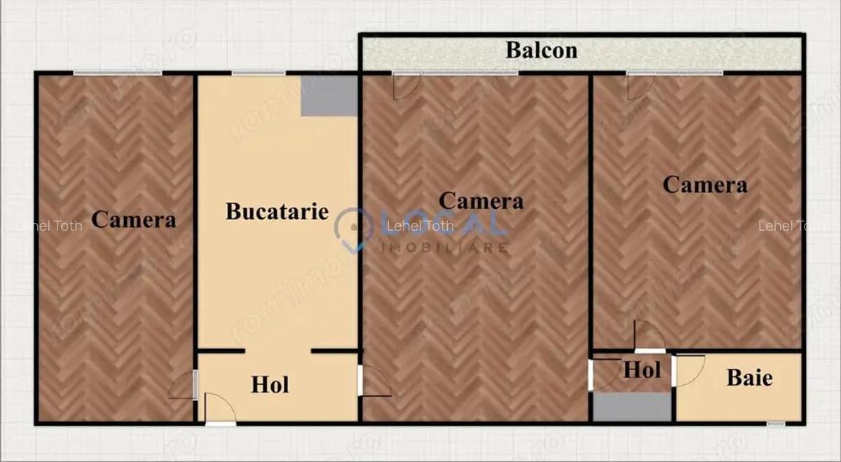 Apartament 3 camere | Semidecomandat | Gheorgheni - 1