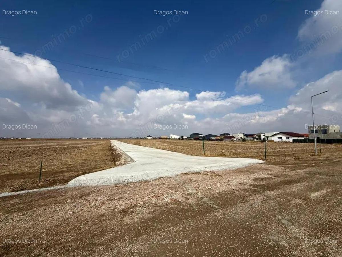 Teren Intravilan In Rate Com Berceni | utilitati: curent, drum | #UG15 - 1