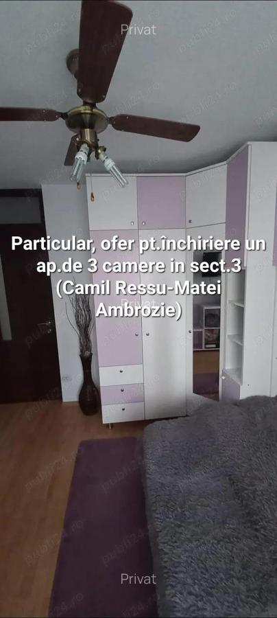 Particular, ofer spre inchiriere un ap. de 3 cam.cu centrala de apart. - 7