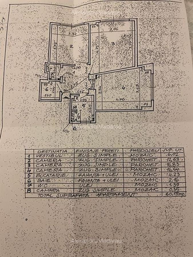 Apartament 60,15 mp - Romana - Ultracentral - 9