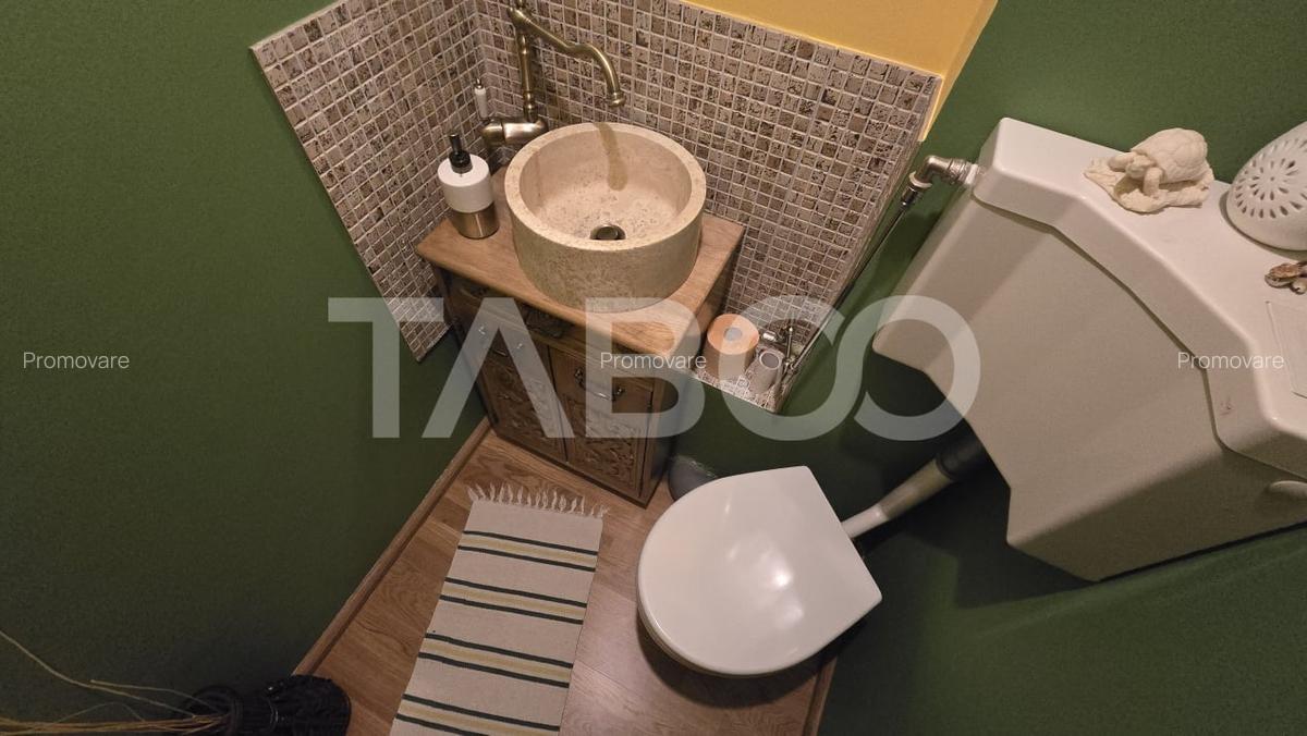 Apartament cochet de vanzare 3 camere 80mp 2 bai balcon zona Centrala - 9