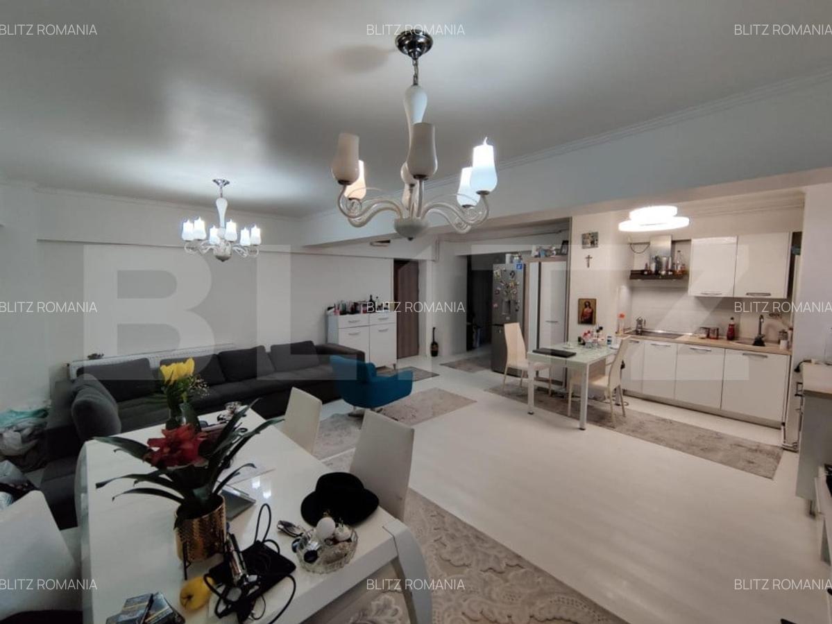 Apartament 3 camere, decomandat, 88 mp total, zona Piata Mare - 4