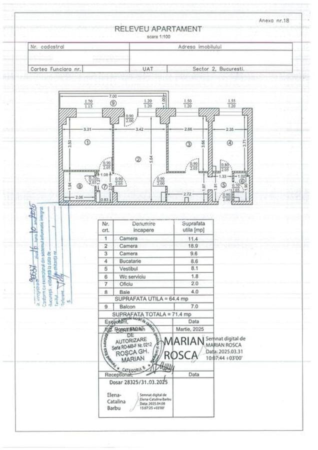 3 camere | Teiul Doamnei | Bloc din 83 | Reabilitat - 20