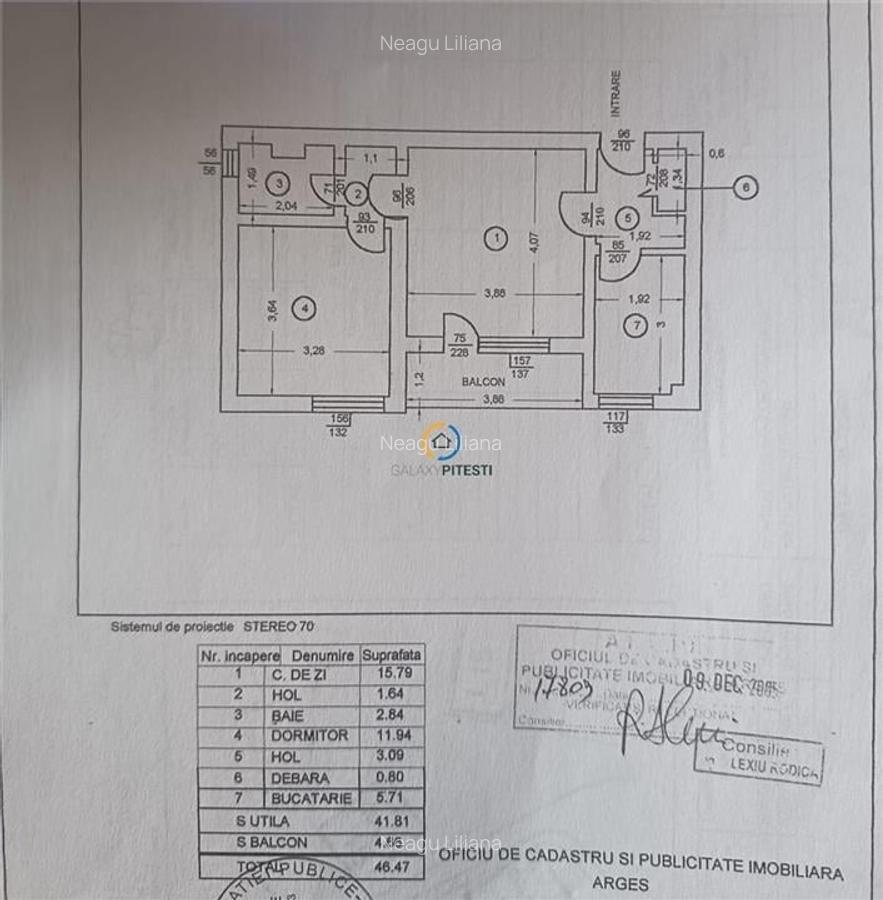 Apartament doua camere semicentral, zona Ramada, etaj intermediar - 1
