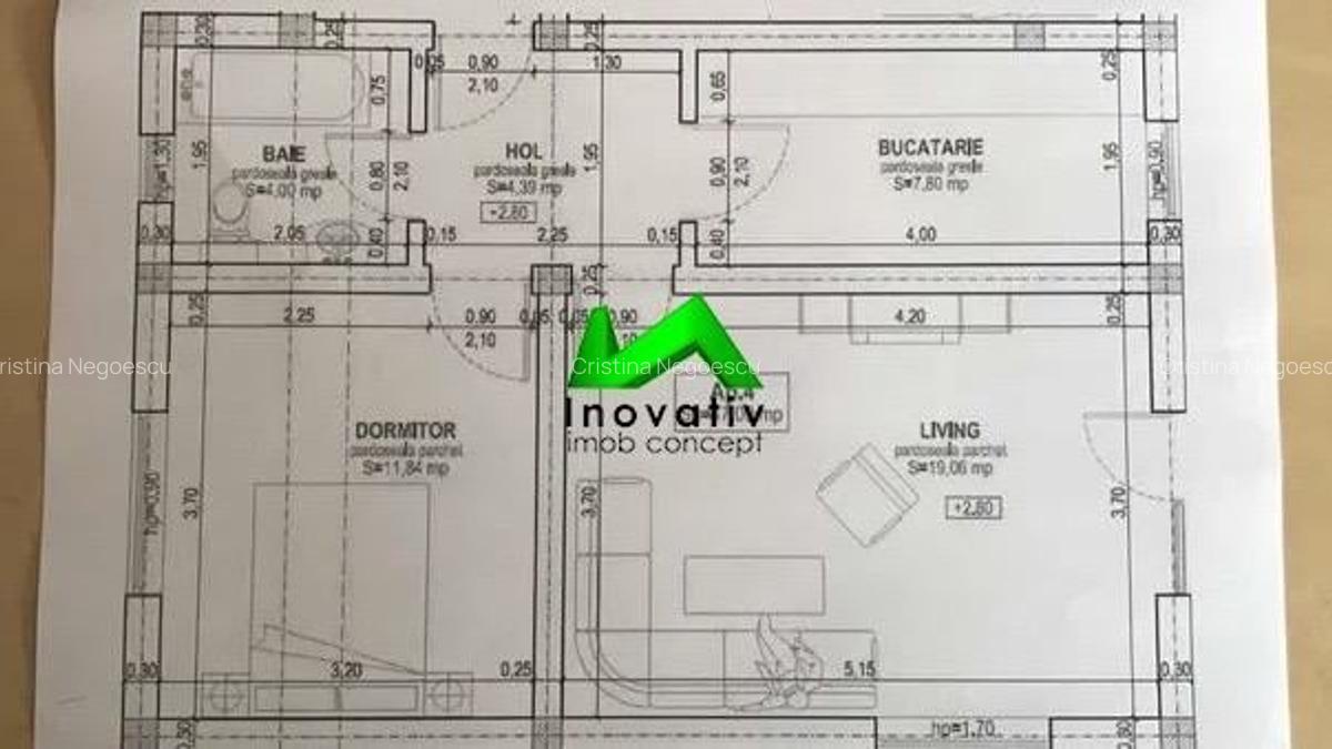 Apartament de vanzare 2 camere gradina Sibiu Arhitectilor - 5