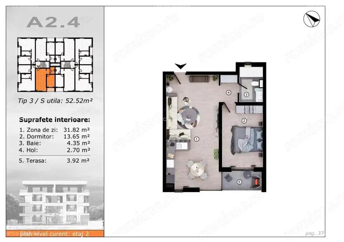 Vanzare apartamente moderne 52 mp in zona Torontalului !!! COMISON 0 - 6