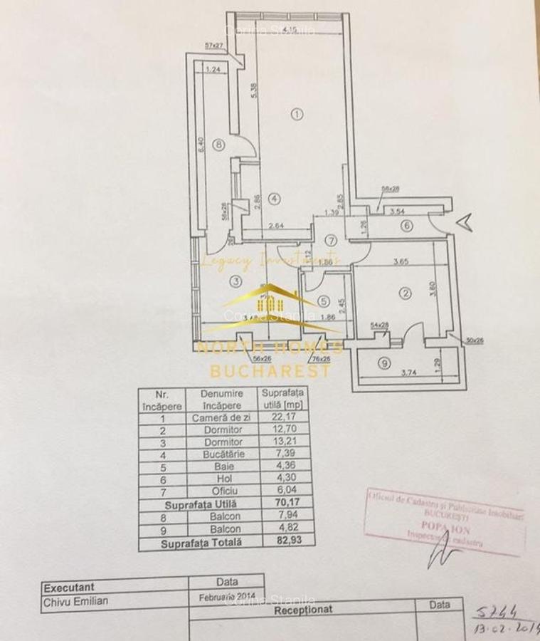 Apartament 4 camere, 2 locuri parcare, mobilat, Andronache, sector 2 - 9