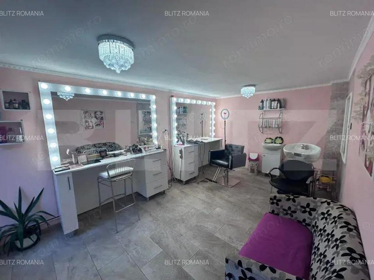 Spatiu comercial, 150 mp, salon de infrumusetare complet echipat - 7