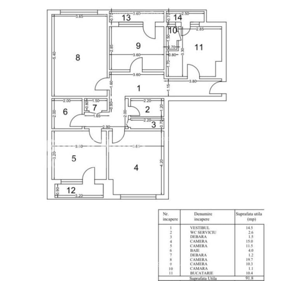 Apartament 4 camere P-ta Unirii-Blv Unirii -Fantani-Vedre Mi - 11