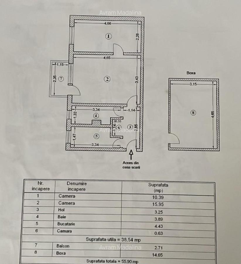 Inel 2_apartament cu centrala,etaj 1,pret 74.000E - 10