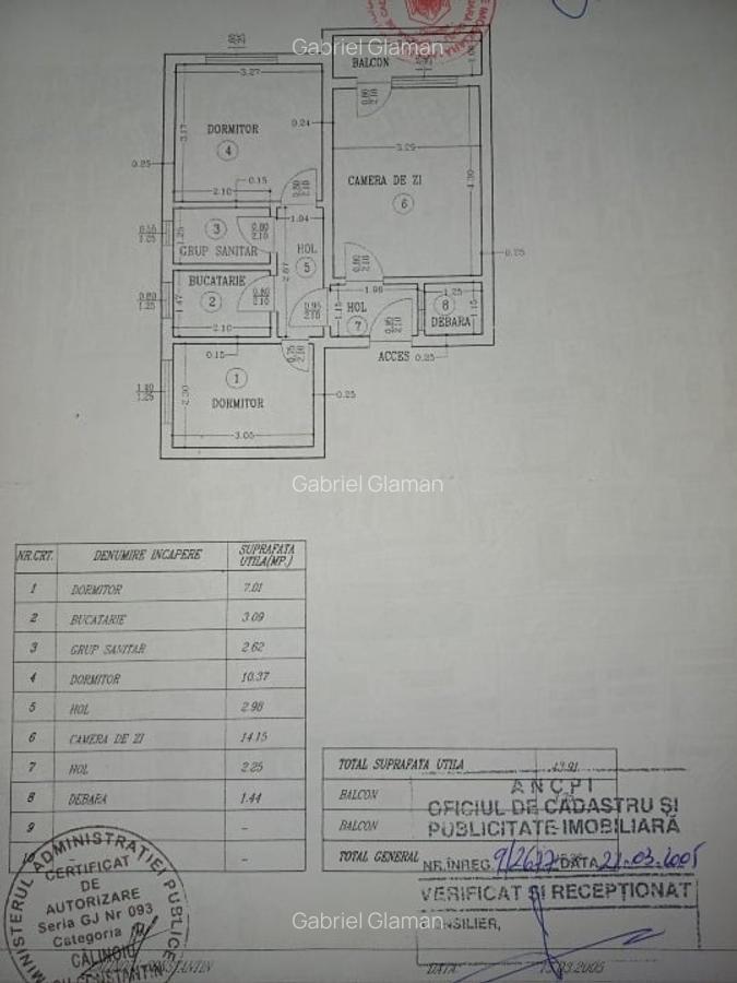 Apartament luminos 3 camere (sau schimb cu apartament la etajul 1) - 12