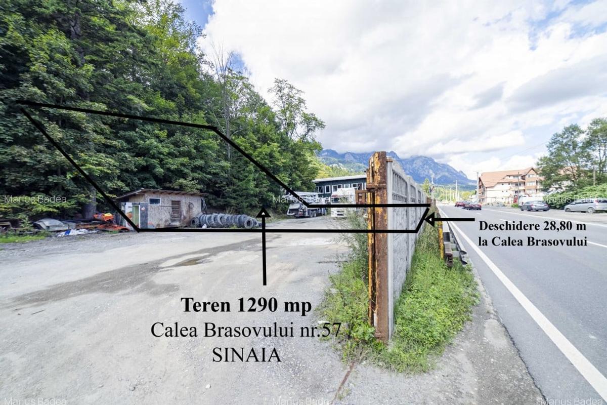 Calea Brasovului 57* Teren 1290 mp*deschidere 28* P+2E+M - 3