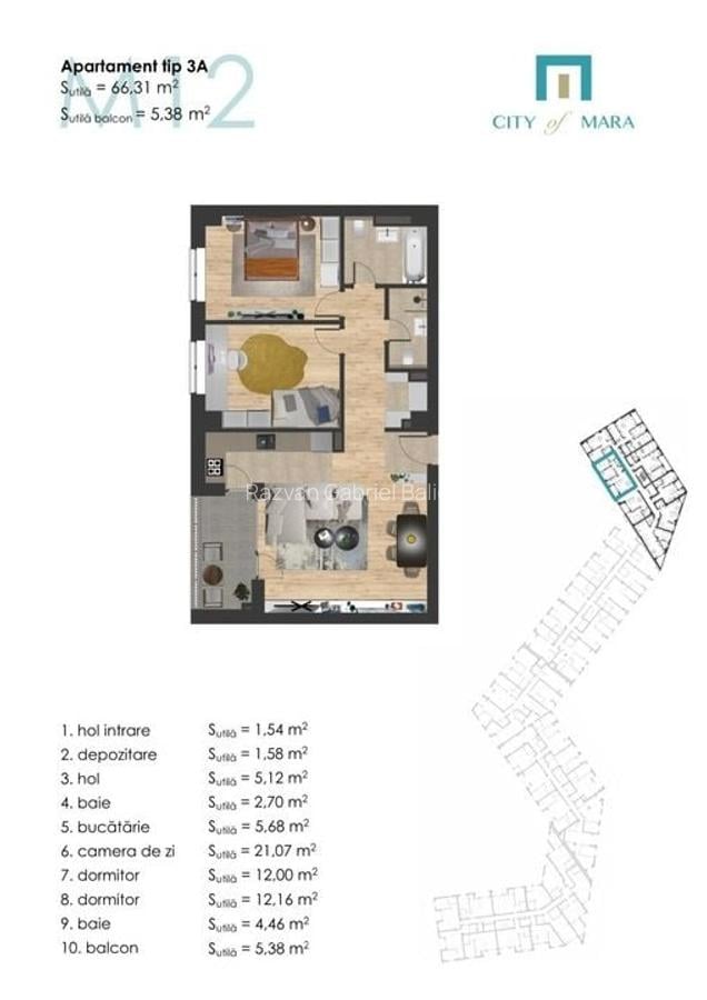 COMISION 0% | 2,3,4 Camere | City of Mara | Pozitie centrala - 4
