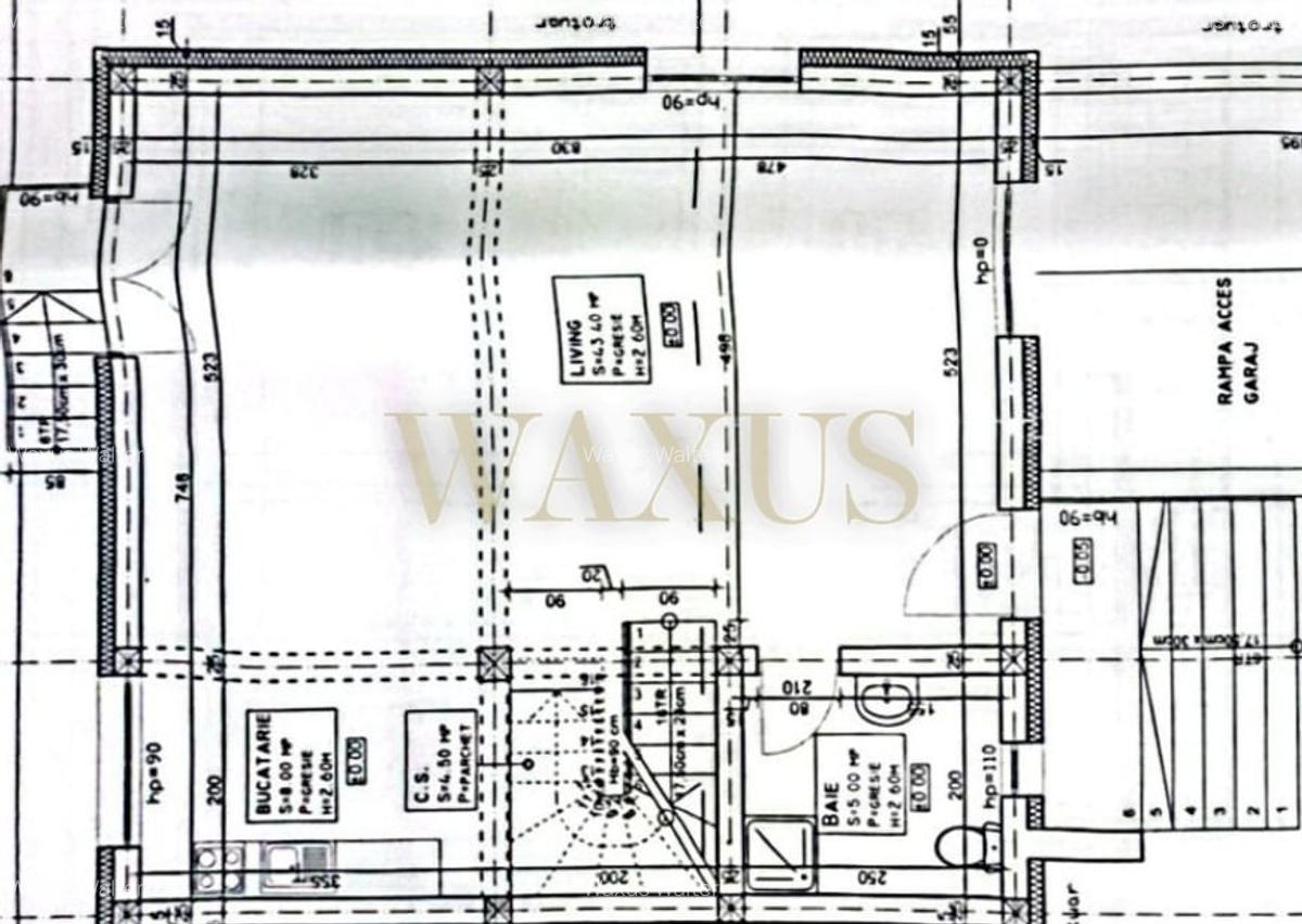 Duplex semifinisat de vanzare - 160mp utili I 200mp teren - Somesului - 1