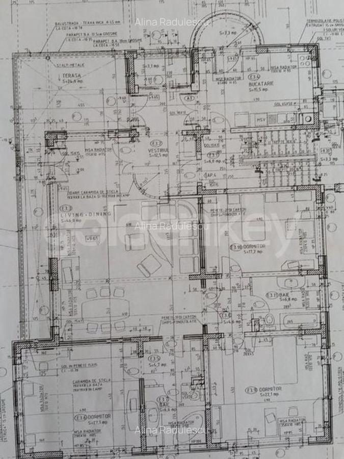 Apartament cu 4 camere decomandat, mobilat în Șoseaua Nordului - 17