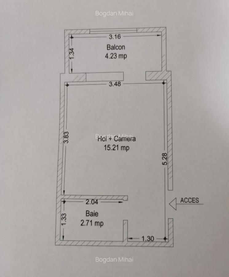 Garsonieră de vânzare – Timișoara, zona Modern / Dorobanților - 8
