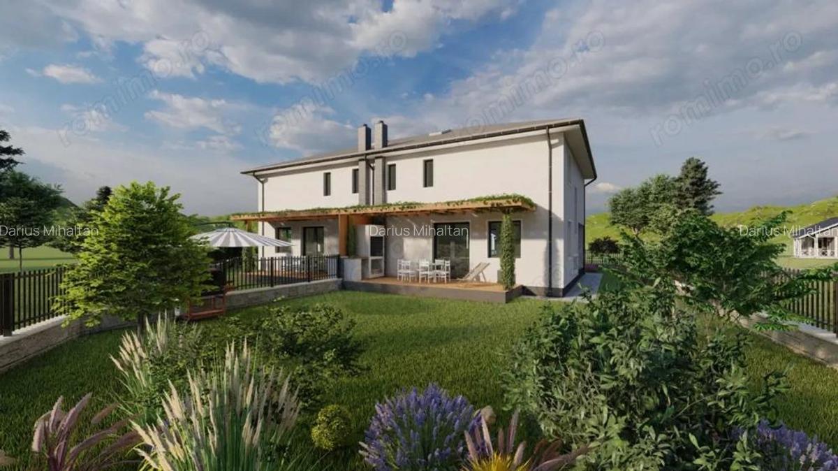 Teren 700 mp, cu autorizatie de constructie + utilitati in Chinteni - 7