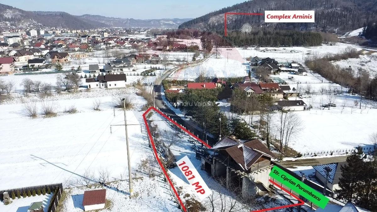 Teren intravilan 1081 mp + constructie 230 mp - Gura Humorului, - 2