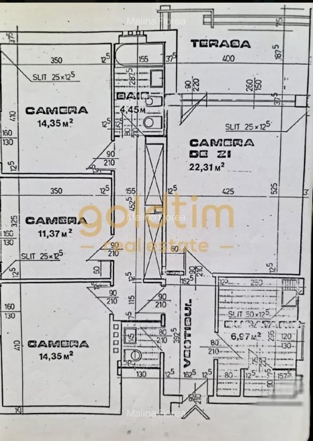 APARTAMENT 4 CAMERE 98MP PARTER/2 BOXE/GARAJ/KISELEFF-ARCUL DE TRIUMF - 13