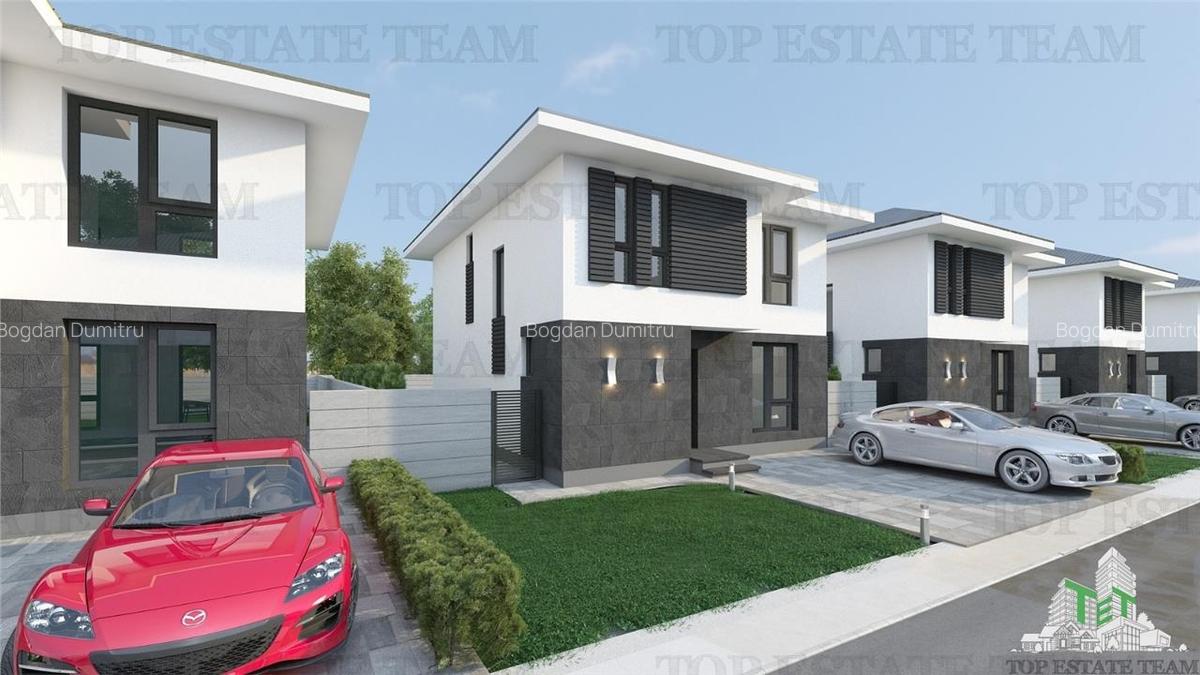 Vila moderna individuala cu 5 camere , 3 bai , Living open space, terasa,incalzi - 1