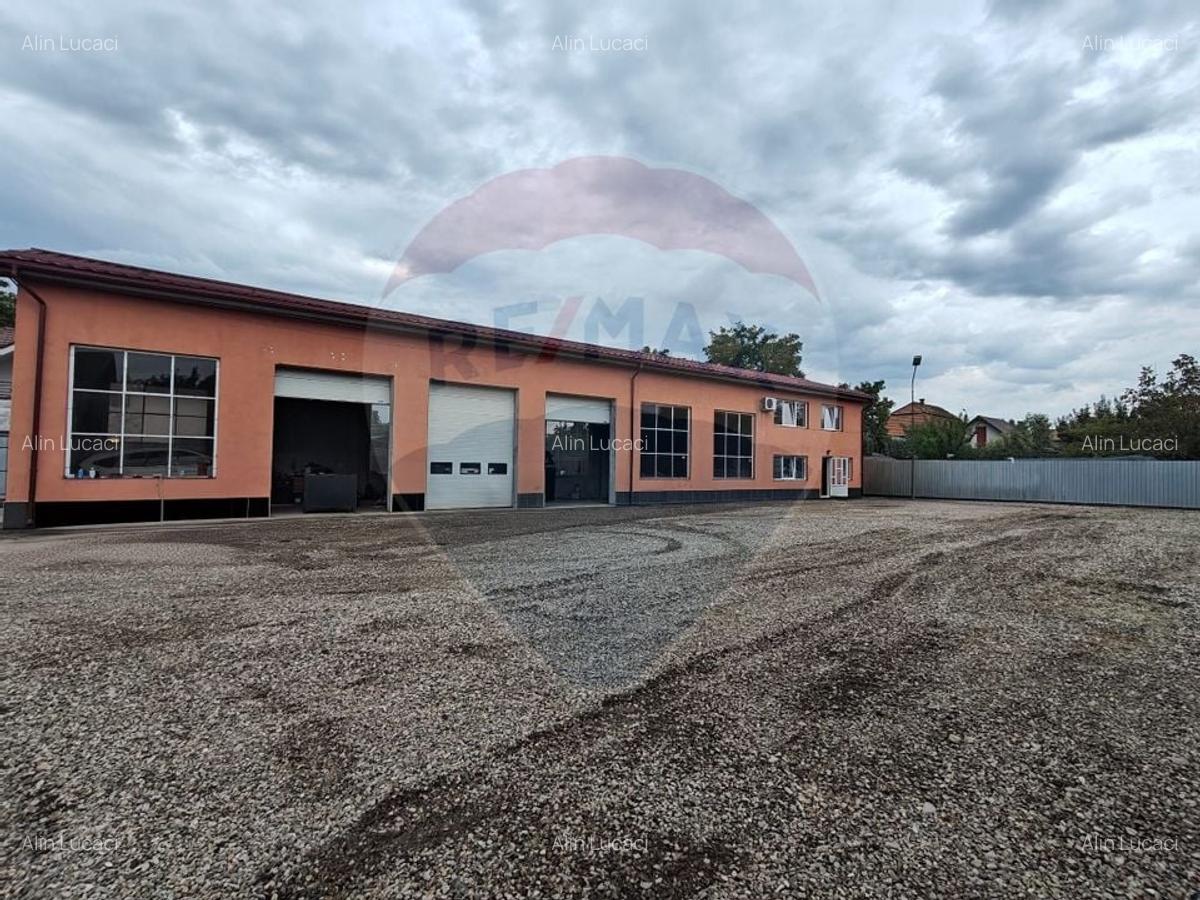 Spatiu industrial 160mp, curte 1400mp, birouri 105mp, de inchiriat - 1