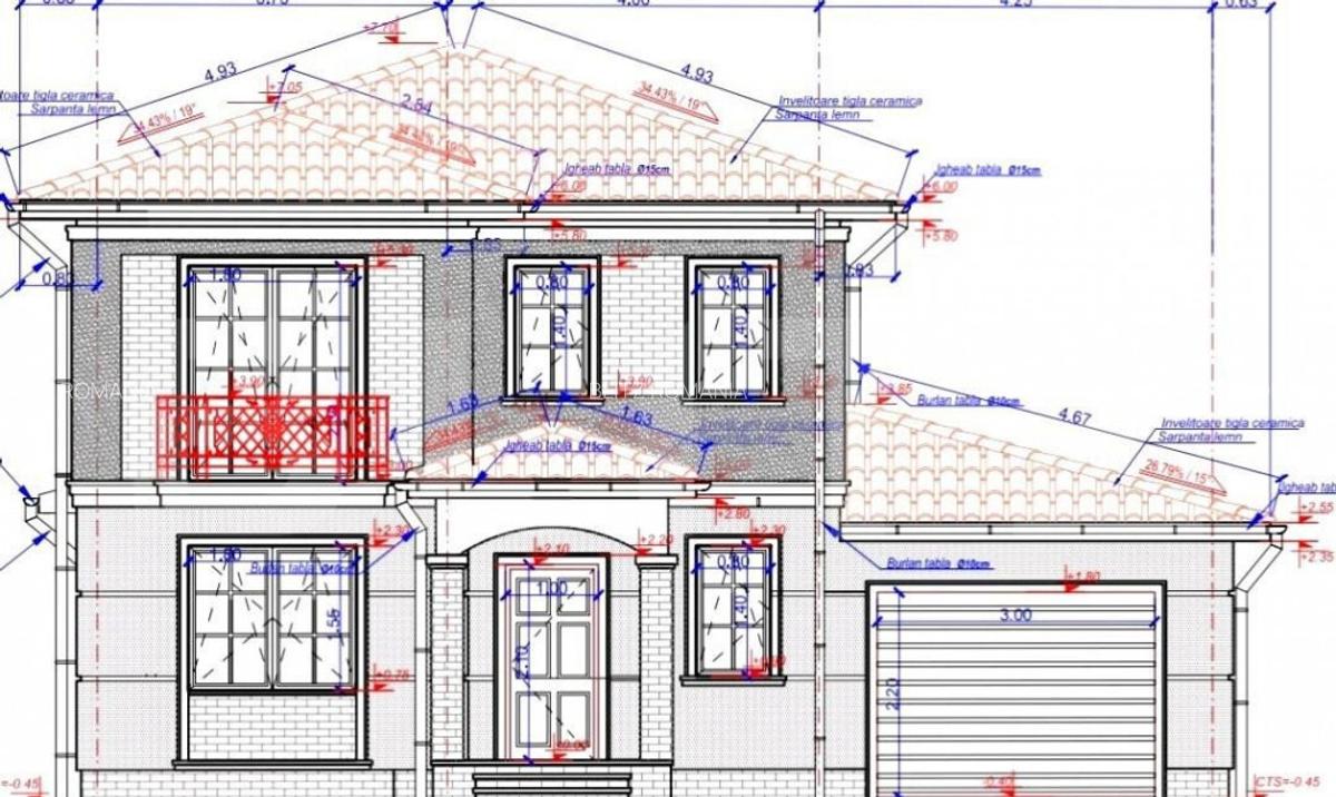 Casa 5 camere, teren 1000 mp, 177 mp Dumbravita - 1