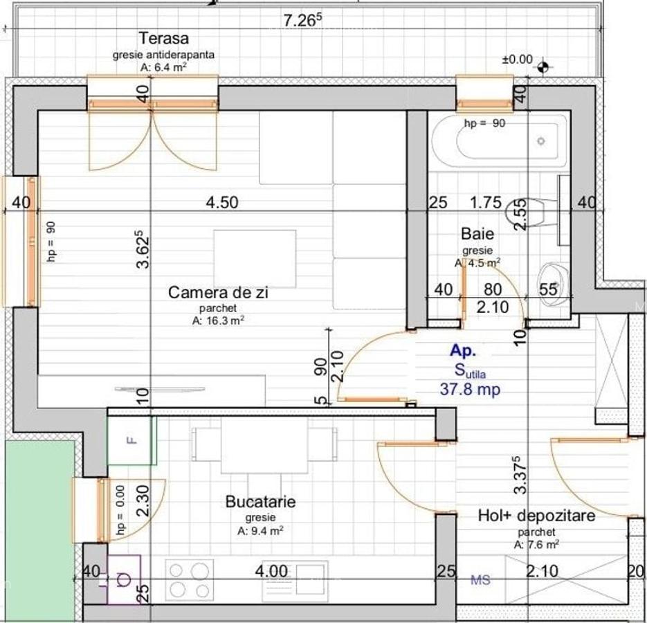Decomandat. Bucatarie inchisa. Aproape de Eso. - 4