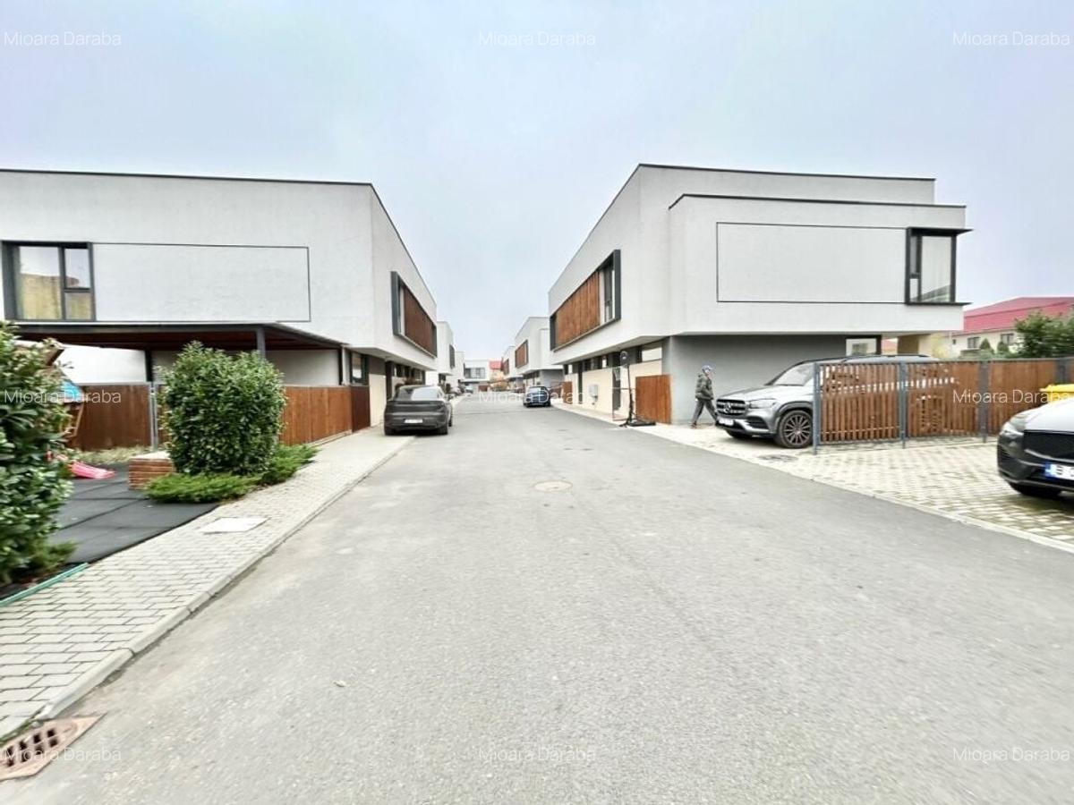 Vila moderna, complex rezidential cu acces controlat, loc de joaca, zona Pipera - 25