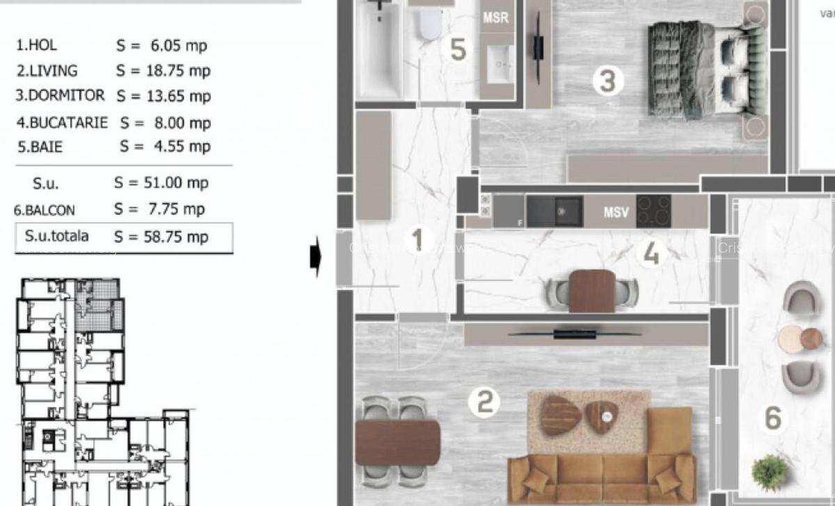Apartament 2 camere super calitate - 4