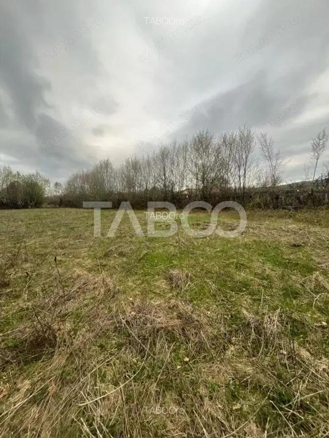 Teren intravilan de vanzare 550m front 21 m utilitati la 120m Cisnadie - 4