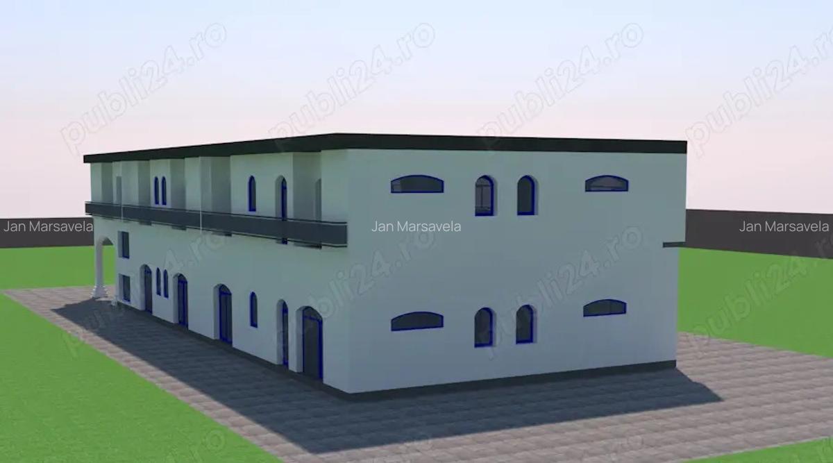Eforie Nord zona H.Europa .Teren 720m2+ constructie parter 400m2+proiect p+1+2 - 2 Eforie Nord zona H.Europa .Teren 720m2+ constructie parter 400m2+proiect p+1+2 - 2
