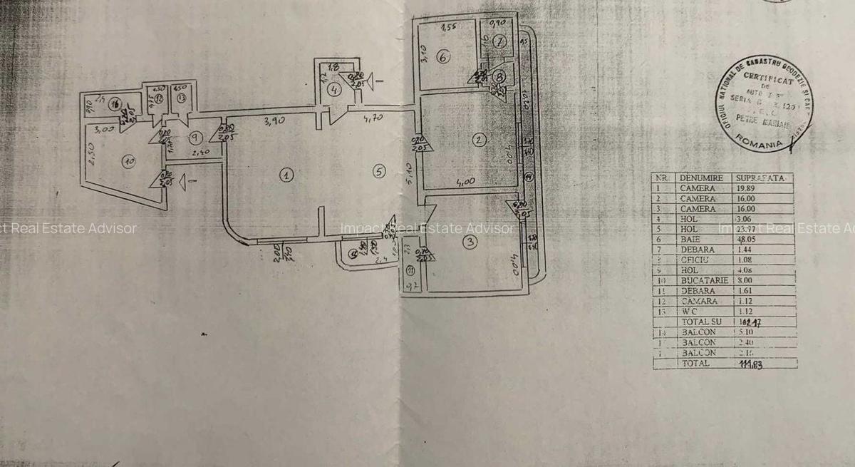 DE ÎNCHIRIAT APARTAMENT 3 CAMERE | VILĂ INTERBELICĂ | CENTRALĂ PROPRIE - 11