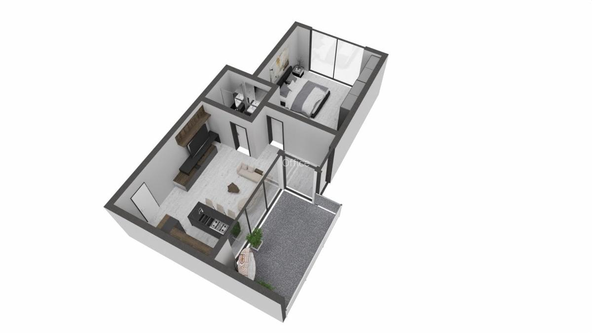 Apartament 2 camere Mamaia Nord - OBA Lake- Proiect finalizat. - 9