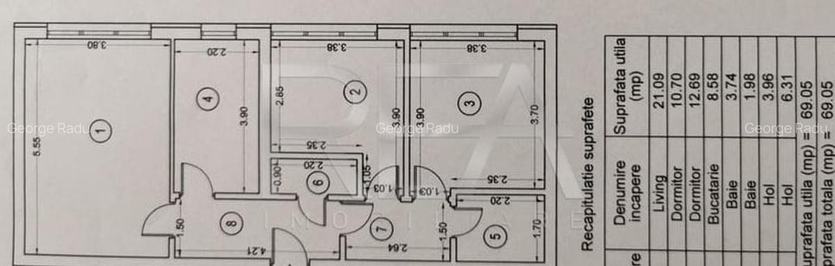 Apartament 3 Camere | Complexul Rezidential Exigent Plaza Faza 1 | - 16