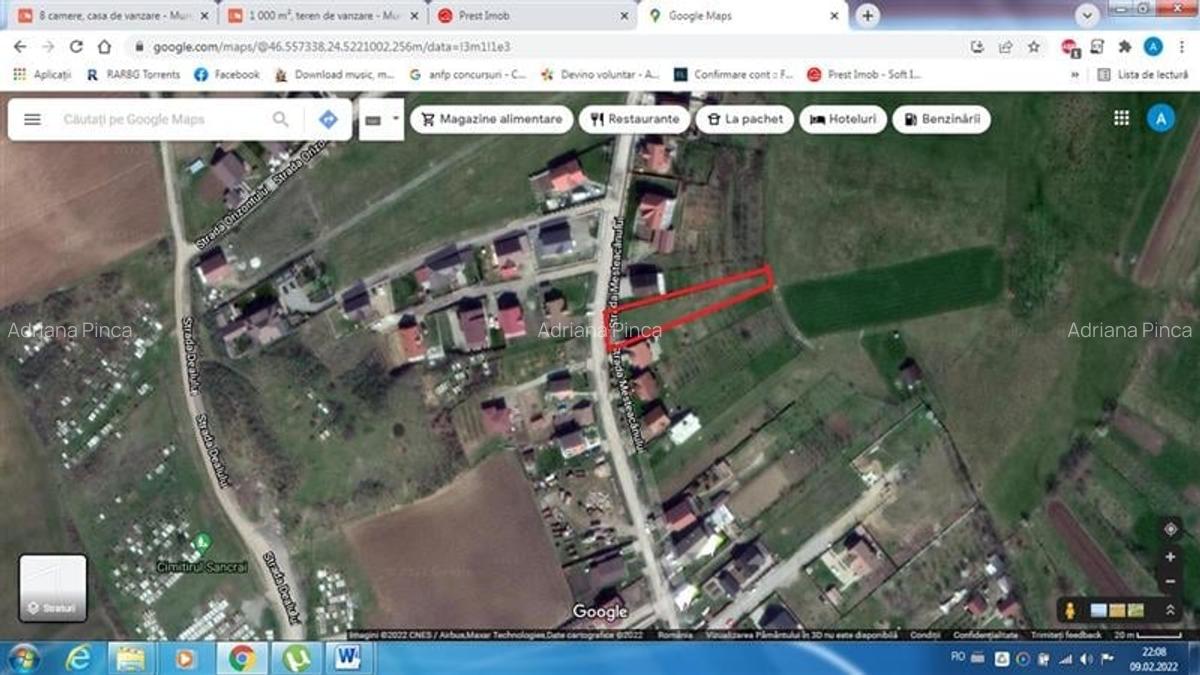 Teren de vanzare intravilan de 10 arii cu utilitatile la poarta  , Sancraiul de - 2