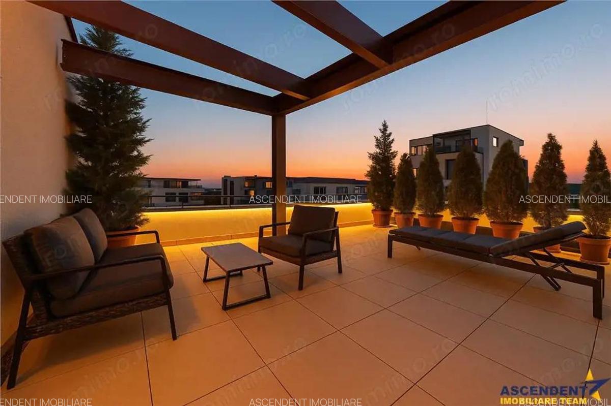 Penthouse,Clasa A,200mp,accesorizat, curte privata,Kasper,Coresi,Tractorul, Brasov:FILM 3D! - 7