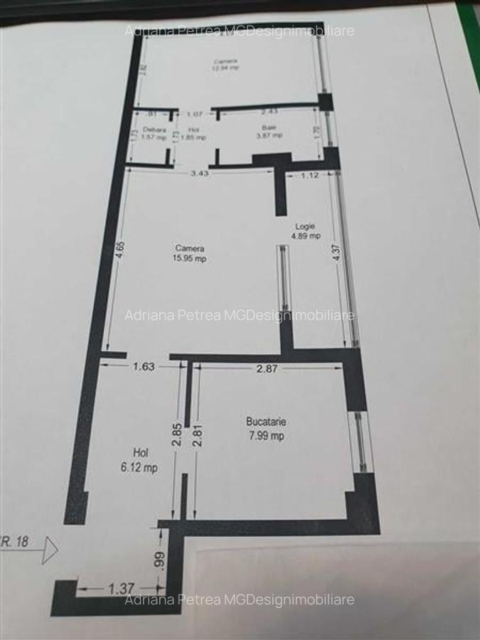 2 camere cf 1 spatios zona Circumvalatiunii - Mall - 4