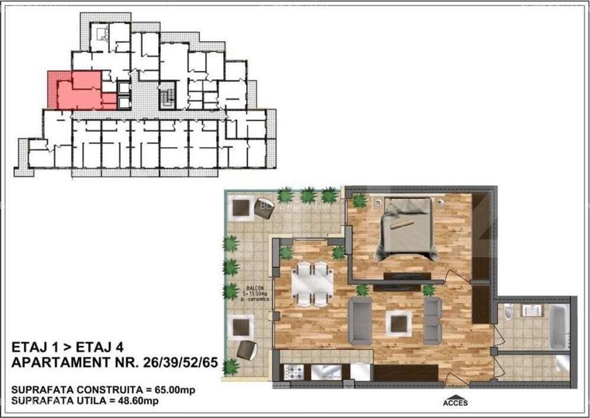 Apartamente noi finisate, 2-3 camere, 30-90 mp, zona Nord-Ansamblu Rezidential - 9