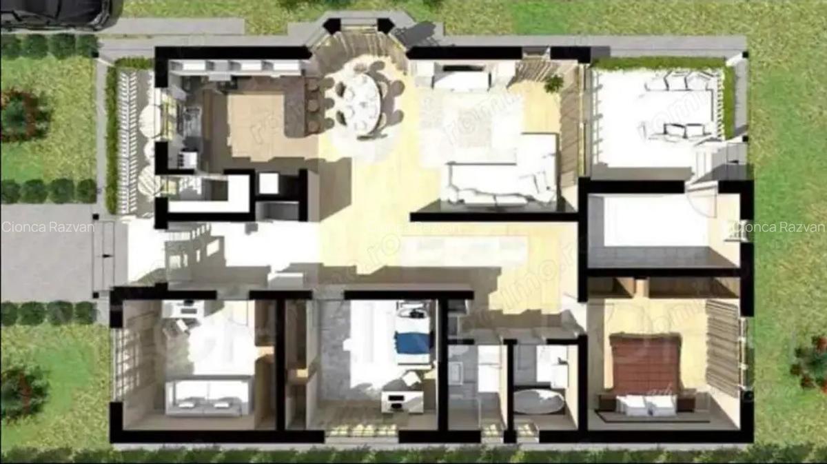 Casa individuala - 700mp teren - 6