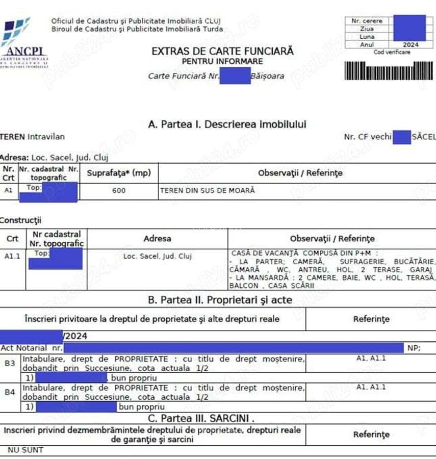 Vanzare casa de vacanta (P+M) si teren (600 mp), zona Valea Ierii, Sacel, jud. Cluj - 4 Vanzare casa de vacanta (P+M) si teren (600 mp), zona Valea Ierii, Sacel, jud. Cluj - 4