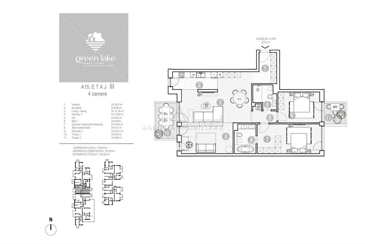 3 Camere Proiect Rezidential | Baneasa Sisesti - 11