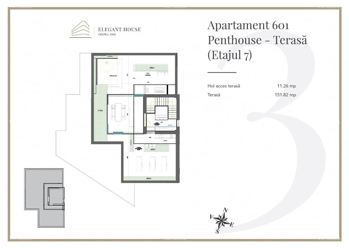 Penthouse Elegant House Centrul Civic - 4