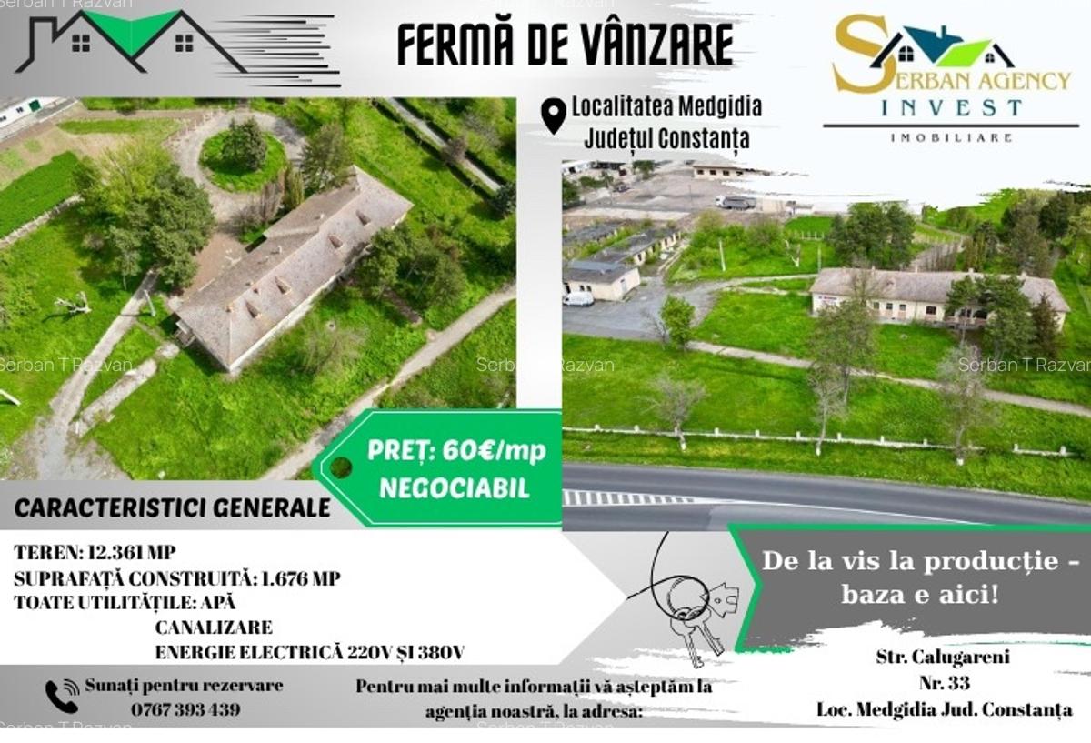 FERMĂ DE VÂNZARE – Partizanu, județul Constanța - 1