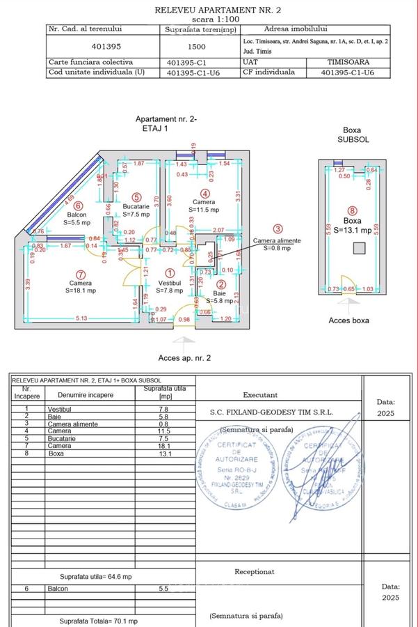 Vand apartament 2 camere - 1