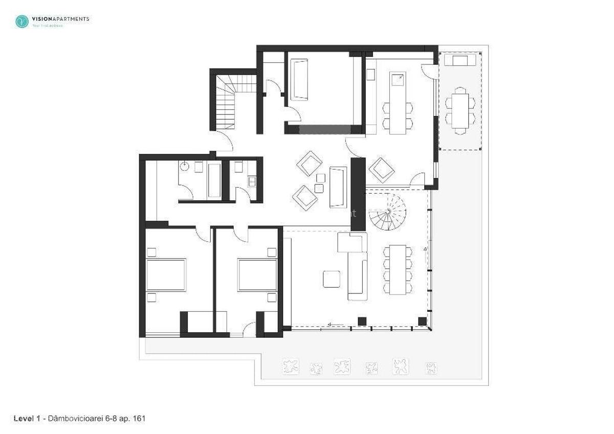 Dinamic City - Floreasca | 4 Camere | X3 Terase | X3 Bai | 262 MP | - 15