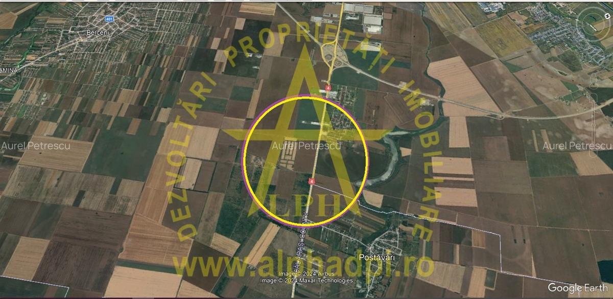 Teren 12,8 ha  ideal dezvoltare rezidențială, Popești-Leordeni (DN4) - 3