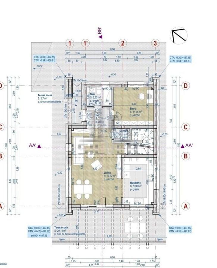 Casa unifamiliala/Teren 505 mp/CF. - 5