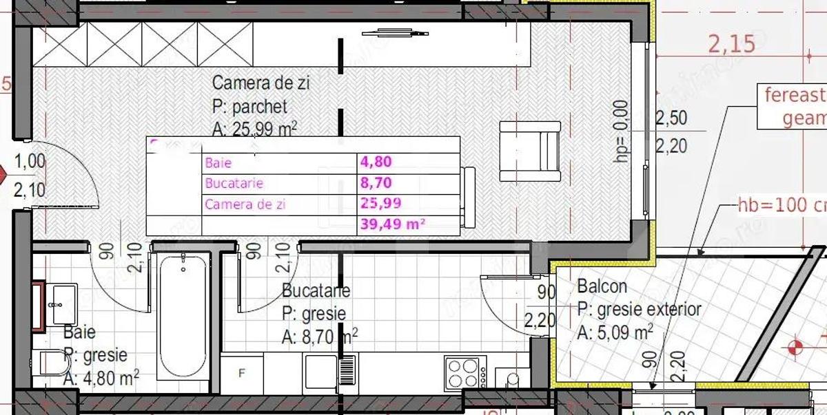 Apartament cu 1 camera + bucatarie inchisa, Soporului aproape de Iulius Mall - 1