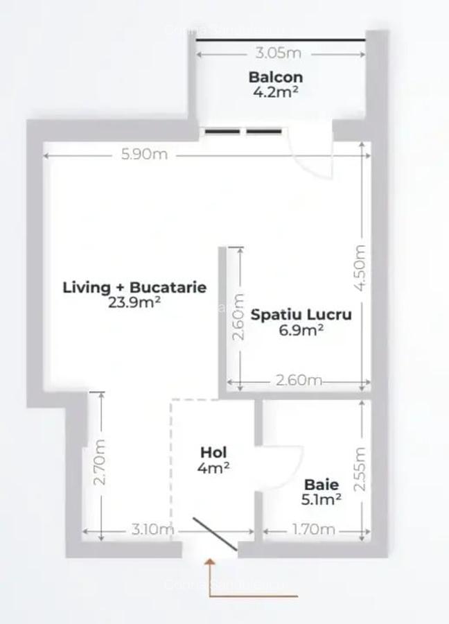 Studio modern într-un ansamblu nou – OMV Pipera – Livrare iunie 2026 - 6